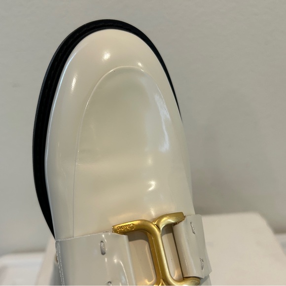 Chloe Marcie loafer in Egg Shell Patent Leather, Size 39.5/9.5, New in Box - Picture 9 of 10